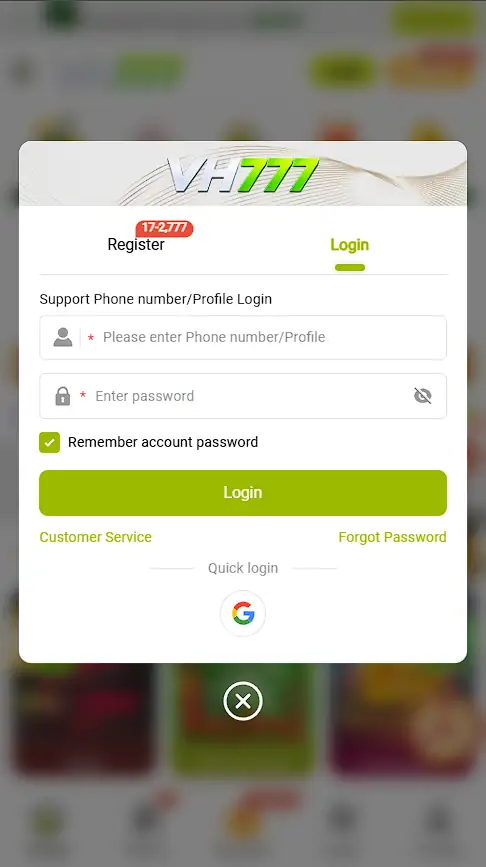 VH777 APK